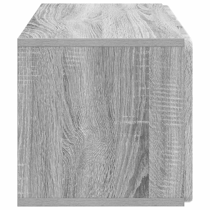 Szafka RTV montowana na ścianie Szary Sonoma 59,5 x 31 x 30 cm