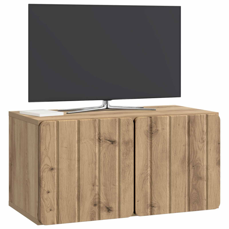 Szafka RTV montowana na ścianie Dąb artisan 59,5 x 31 x 30 cm