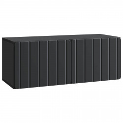 Szafka RTV montowana na ścianie Czarny 78,5 x 31 x 30 cm