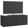 Szafka RTV montowana na ścianie Czarny 78,5 x 31 x 30 cm