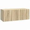 Szafka RTV montowana na ścianie dąb Sonoma 78,5 x 31 x 30 cm