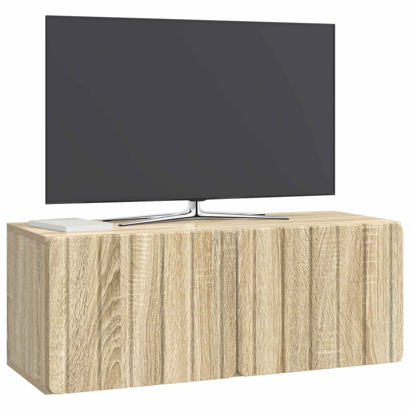 Szafka RTV montowana na ścianie dąb Sonoma 78,5 x 31 x 30 cm