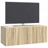 Szafka RTV montowana na ścianie dąb Sonoma 78,5 x 31 x 30 cm