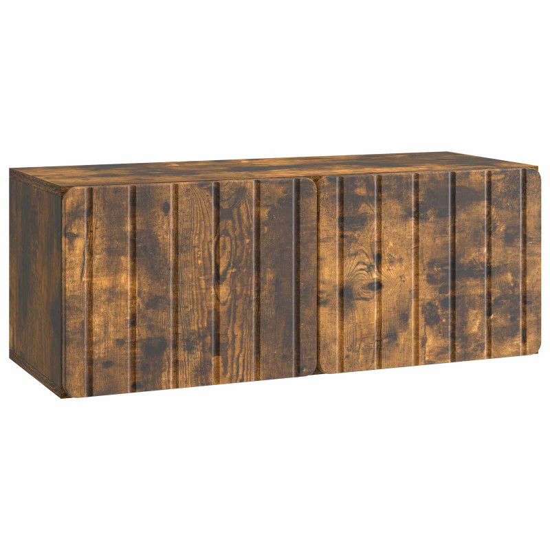 Szafka RTV montowana na ścianie Dąb wędzony 78,5 x 31 x 30 cm