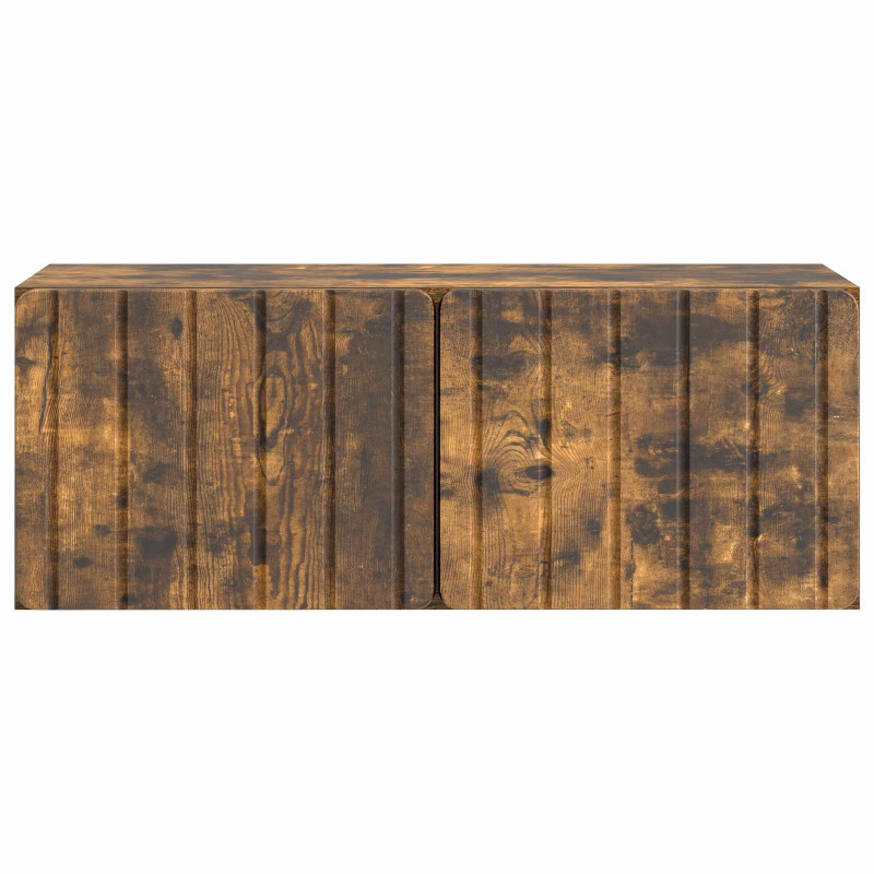 Szafka RTV montowana na ścianie Dąb wędzony 78,5 x 31 x 30 cm