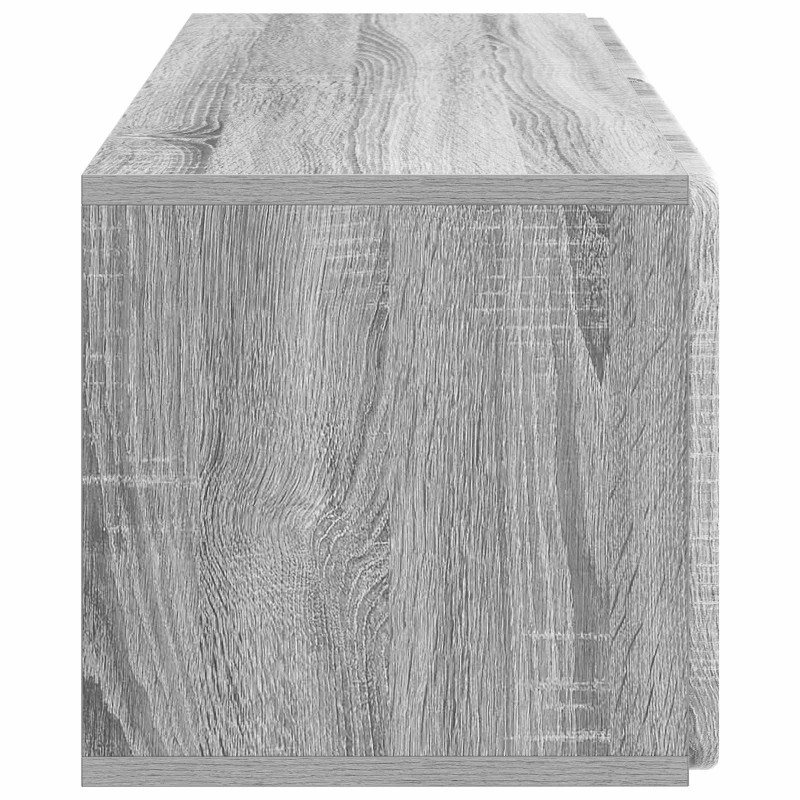 Szafka RTV montowana na ścianie Szary Sonoma 78,5 x 31 x 30 cm