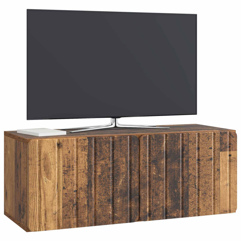 Szafka RTV montowana na ścianie Stare drewno 78,5 x 31 x 30 cm