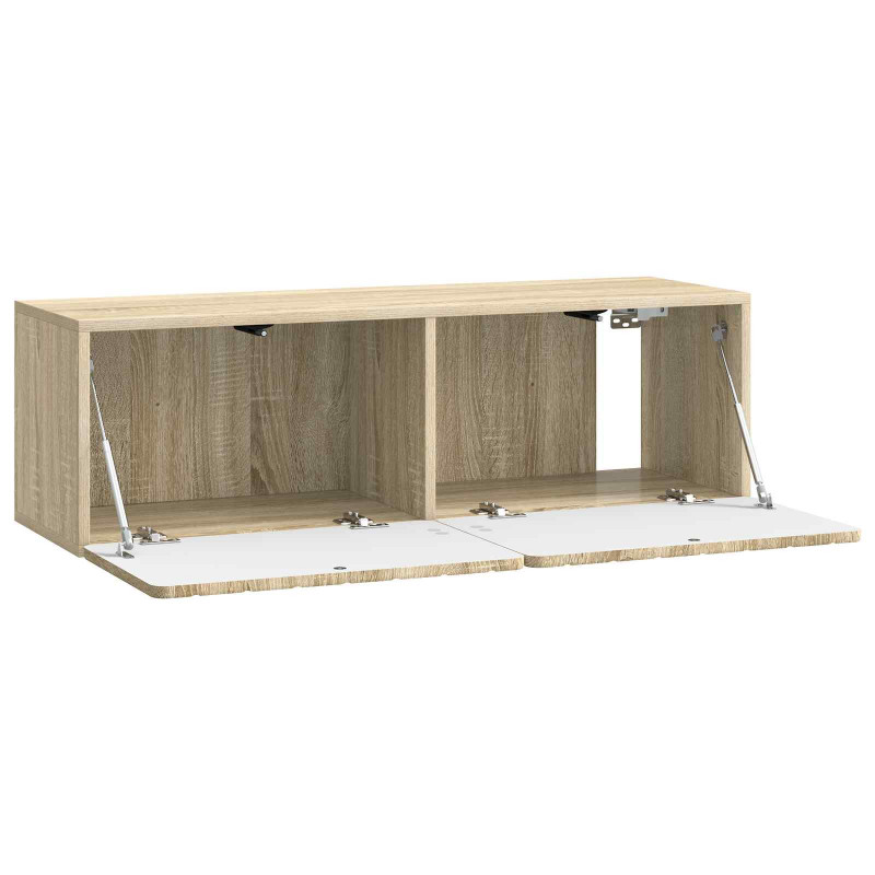 Szafka RTV montowana na ścianie dąb Sonoma 98 x 31 x 30 cm
