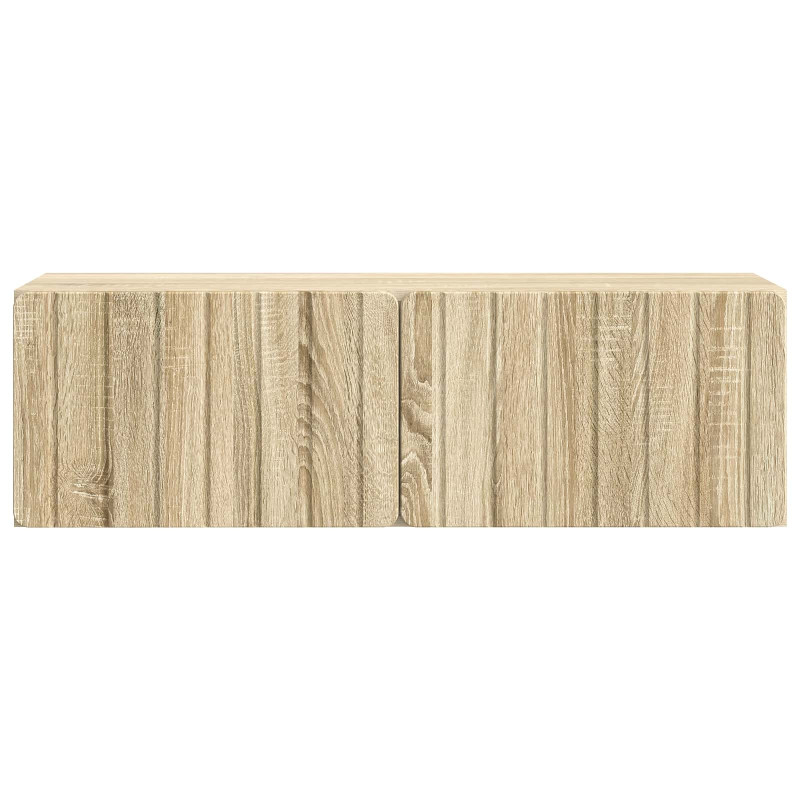 Szafka RTV montowana na ścianie dąb Sonoma 98 x 31 x 30 cm