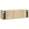 Szafka RTV montowana na ścianie dąb Sonoma 98 x 31 x 30 cm