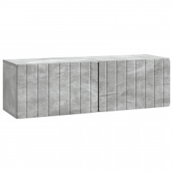 Szafka RTV montowana na ścianie Betonowy szary 98 x 31 x 30 cm