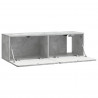 Szafka RTV montowana na ścianie Betonowy szary 98 x 31 x 30 cm