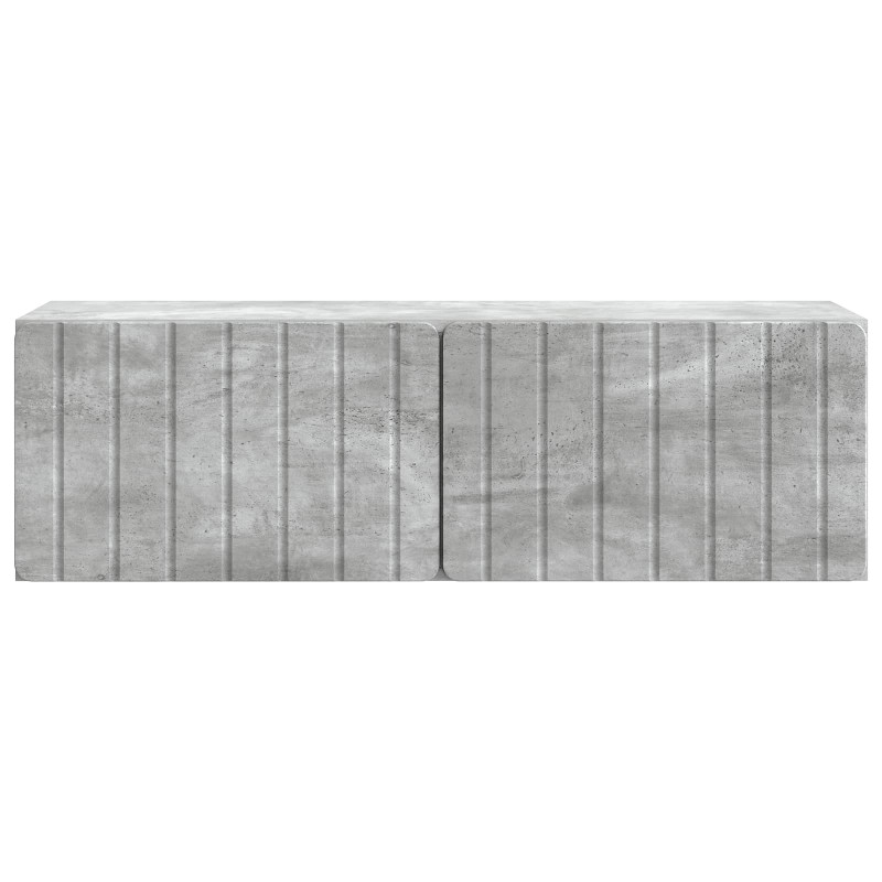 Szafka RTV montowana na ścianie Betonowy szary 98 x 31 x 30 cm