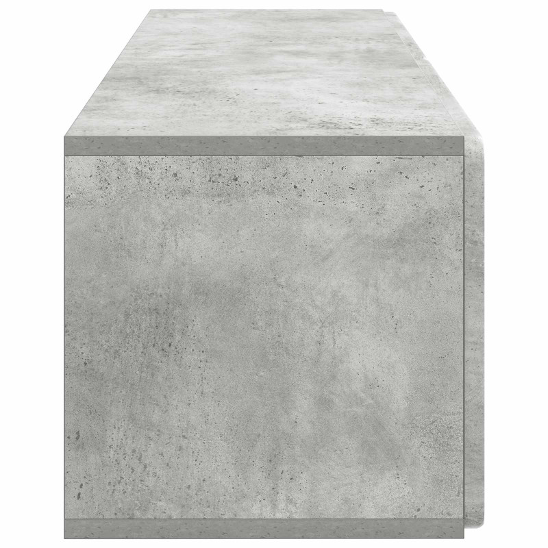 Szafka RTV montowana na ścianie Betonowy szary 98 x 31 x 30 cm