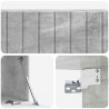 Szafka RTV montowana na ścianie Betonowy szary 98 x 31 x 30 cm