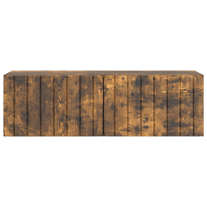 Szafka RTV montowana na ścianie Dąb wędzony 98 x 31 x 30 cm