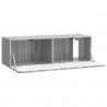 Szafka RTV montowana na ścianie Szary Sonoma 98 x 31 x 30 cm