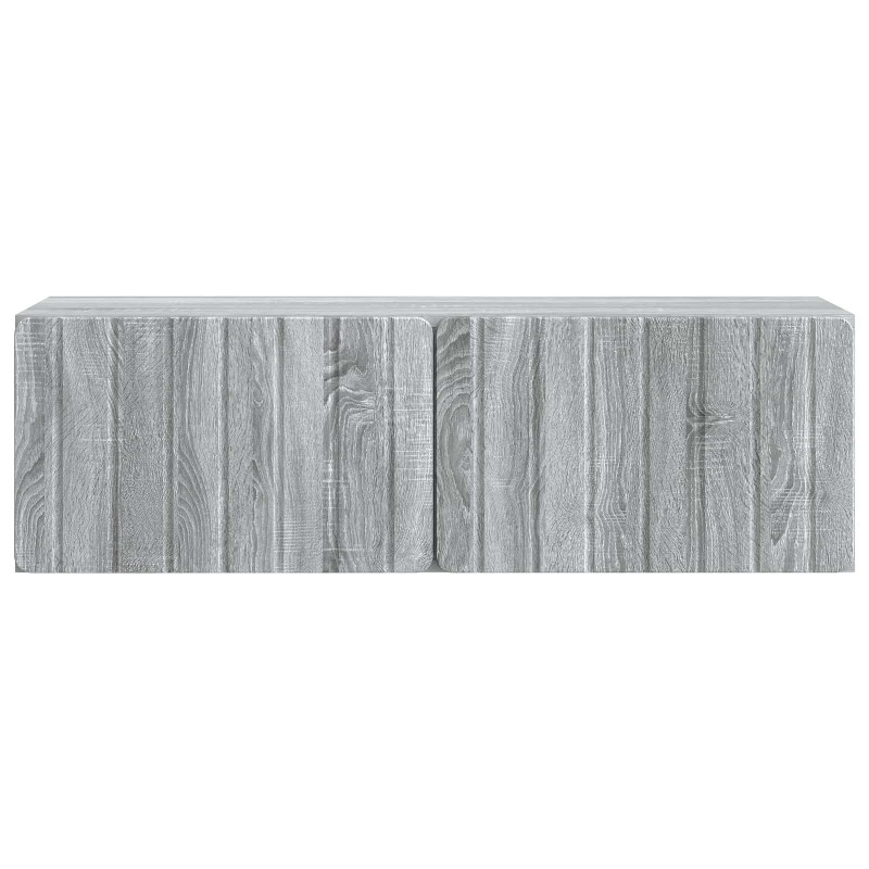 Szafka RTV montowana na ścianie Szary Sonoma 98 x 31 x 30 cm
