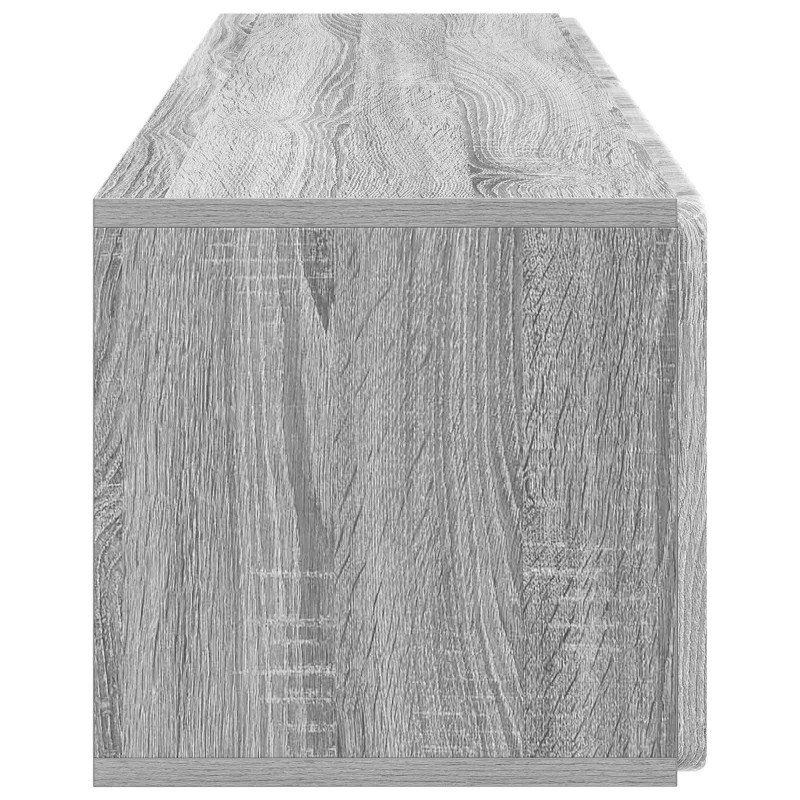 Szafka RTV montowana na ścianie Szary Sonoma 98 x 31 x 30 cm
