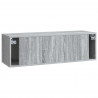 Szafka RTV montowana na ścianie Szary Sonoma 98 x 31 x 30 cm