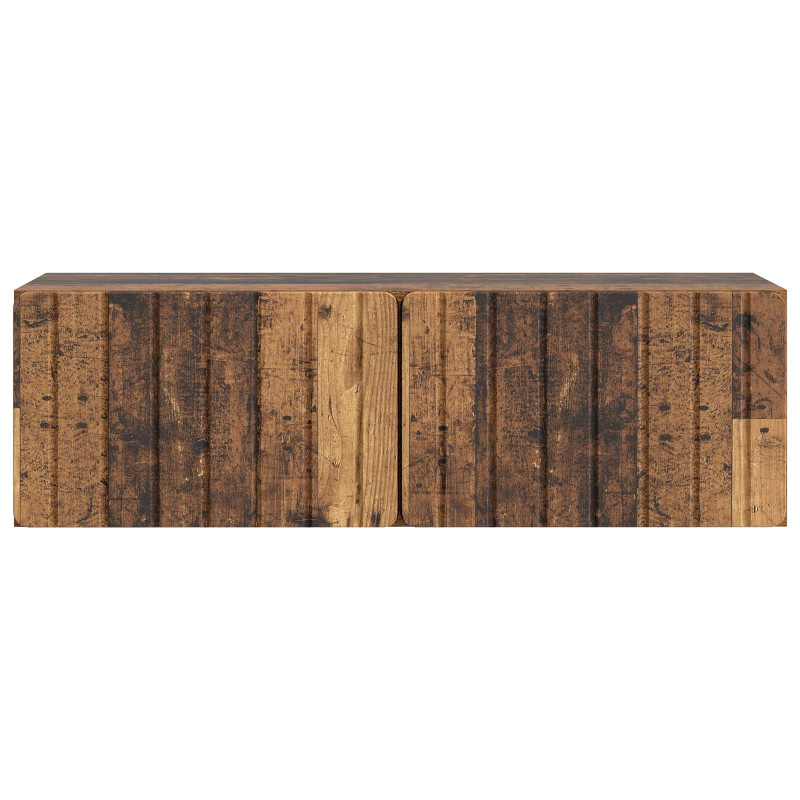 Szafka RTV montowana na ścianie Stare drewno 98 x 31 x 30 cm
