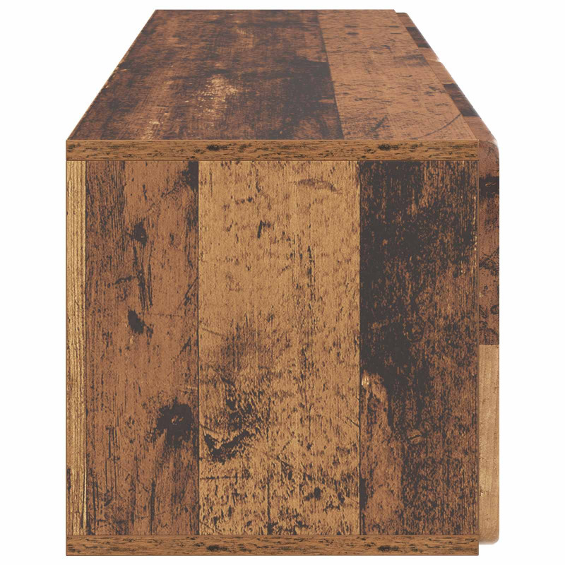 Szafka RTV montowana na ścianie Stare drewno 98 x 31 x 30 cm