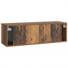 Szafka RTV montowana na ścianie Stare drewno 98 x 31 x 30 cm