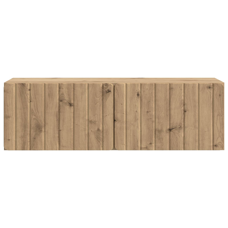 Szafka RTV montowana na ścianie Dąb artisan 98 x 31 x 30 cm
