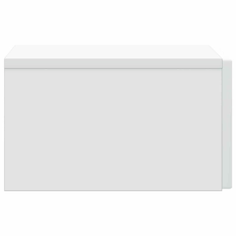 Wisząca Szafka Nocna z szufladą 2 pcs Biały 33 x 34,5 x 20 cm