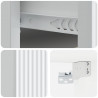 Wisząca Szafka Nocna z szufladą 2 pcs Biały 33 x 34,5 x 20 cm