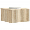 Wisząca Szafka Nocna 2 pcs dąb Sonoma 33 x 34,5 x 20 cm