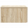 Wisząca Szafka Nocna 2 pcs dąb Sonoma 33 x 34,5 x 20 cm