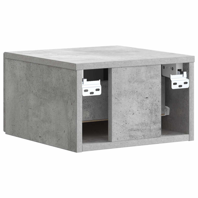 Wisząca Szafka Nocna Betonowy szary 33 x 34,5 x 20 cm