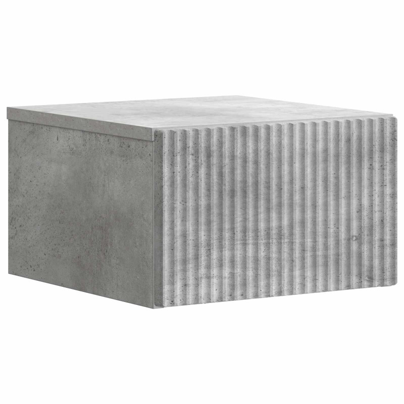Wisząca Szafka Nocna 2 pcs Betonowy szary 33 x 34,5 x 20 cm