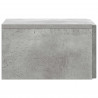 Wisząca Szafka Nocna 2 pcs Betonowy szary 33 x 34,5 x 20 cm