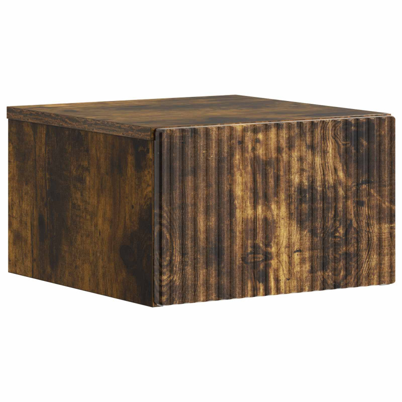 Wisząca Szafka Nocna 2 pcs Dąb wędzony 33 x 34,5 x 20 cm