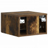 Wisząca Szafka Nocna 2 pcs Dąb wędzony 33 x 34,5 x 20 cm