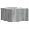Wisząca Szafka Nocna 2 pcs Szary Sonoma 33 x 34,5 x 20 cm