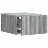 Wisząca Szafka Nocna 2 pcs Szary Sonoma 33 x 34,5 x 20 cm