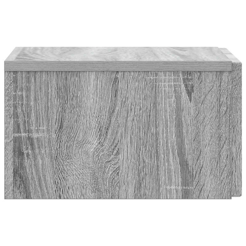 Wisząca Szafka Nocna 2 pcs Szary Sonoma 33 x 34,5 x 20 cm