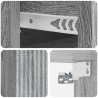 Wisząca Szafka Nocna 2 pcs Szary Sonoma 33 x 34,5 x 20 cm