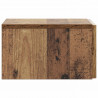 Wisząca Szafka Nocna 2 pcs Stare drewno 33 x 34,5 x 20 cm