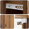 Wisząca Szafka Nocna 2 pcs Stare drewno 33 x 34,5 x 20 cm