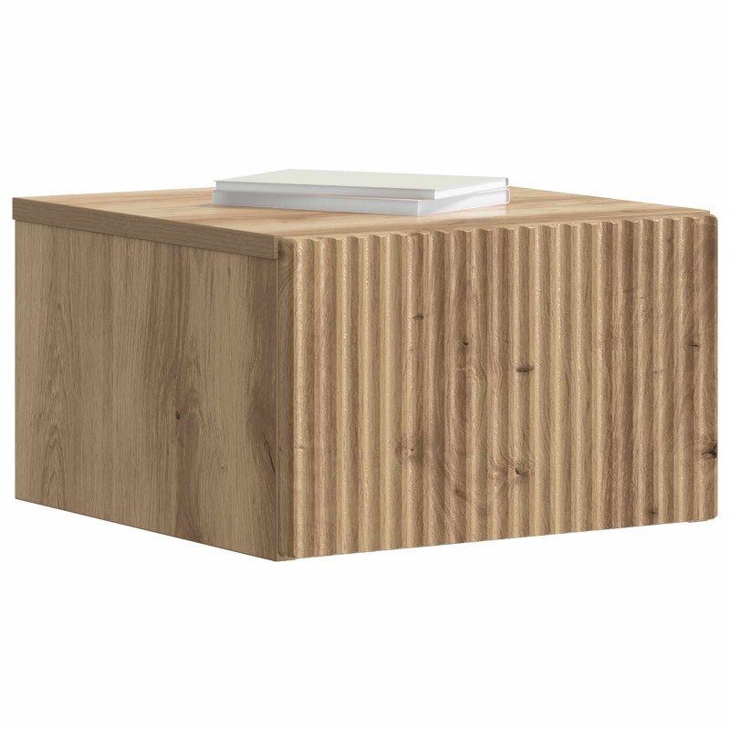 Wisząca Szafka Nocna 2 pcs Dąb artisan 33 x 34,5 x 20 cm
