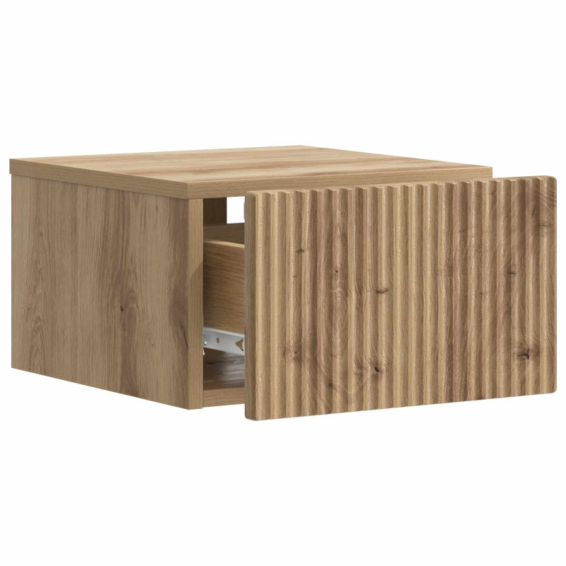 Wisząca Szafka Nocna 2 pcs Dąb artisan 33 x 34,5 x 20 cm