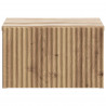Wisząca Szafka Nocna 2 pcs Dąb artisan 33 x 34,5 x 20 cm