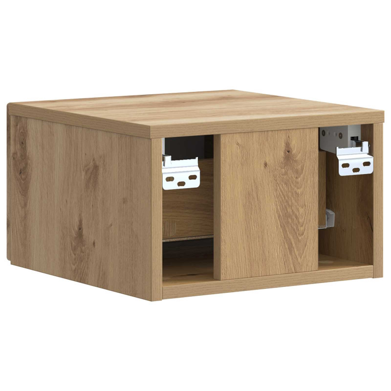 Wisząca Szafka Nocna 2 pcs Dąb artisan 33 x 34,5 x 20 cm