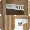 Wisząca Szafka Nocna 2 pcs Dąb artisan 33 x 34,5 x 20 cm