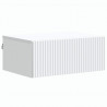 Wisząca Szafka Nocna z szufladą 2 pcs Biały 49 x 34,5 x 20 cm