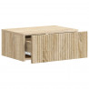 Wisząca Szafka Nocna 2 pcs dąb Sonoma 49 x 34,5 x 20 cm